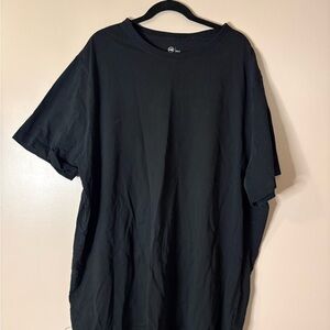 HB by DXL Men’s Black Cotton Short Sleeve Tee Shirt Size 4 XL Tall